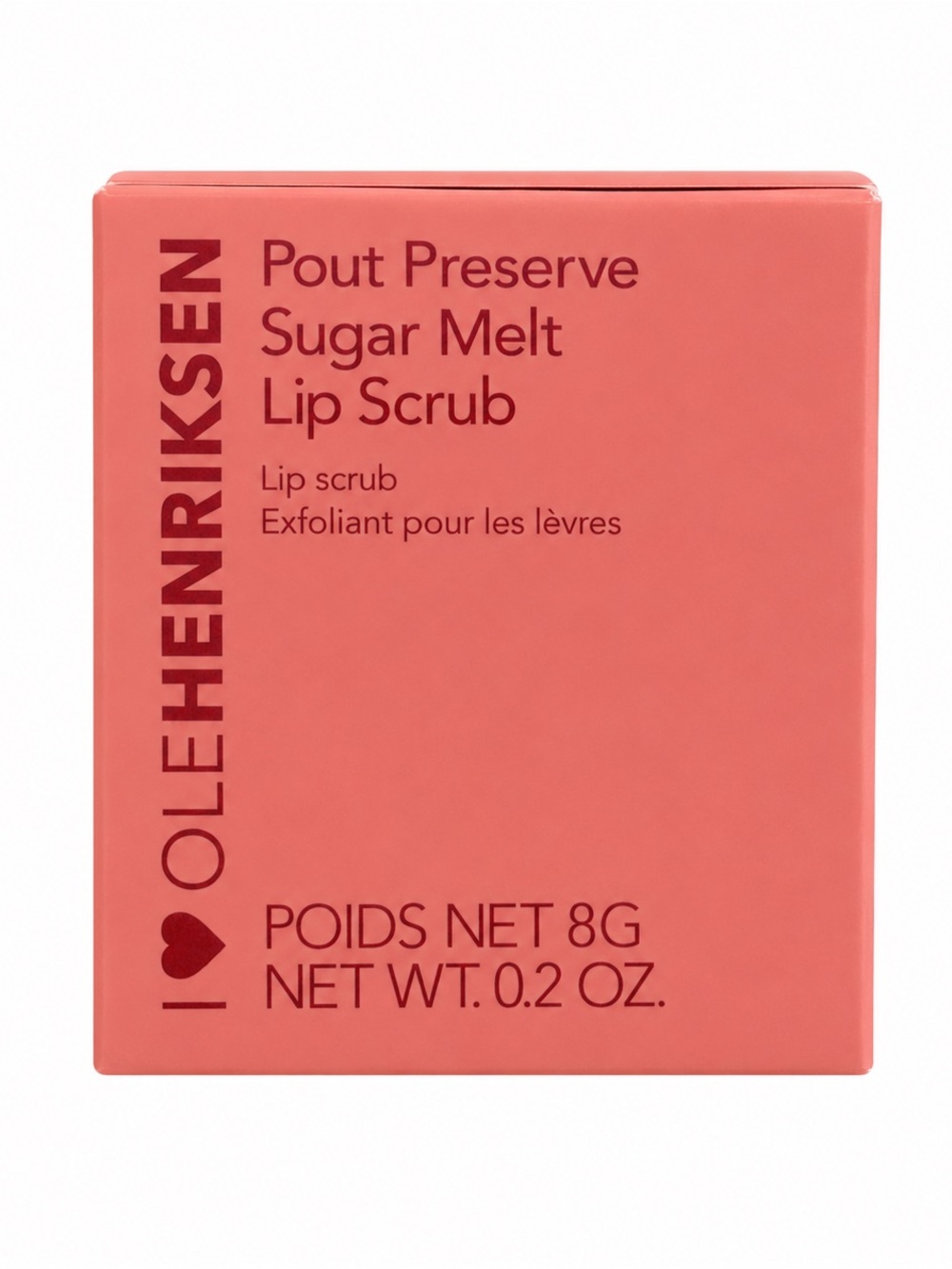 Ole Henriksen Coral Pink Pout Preserve Sugar Melt Lip Scrub